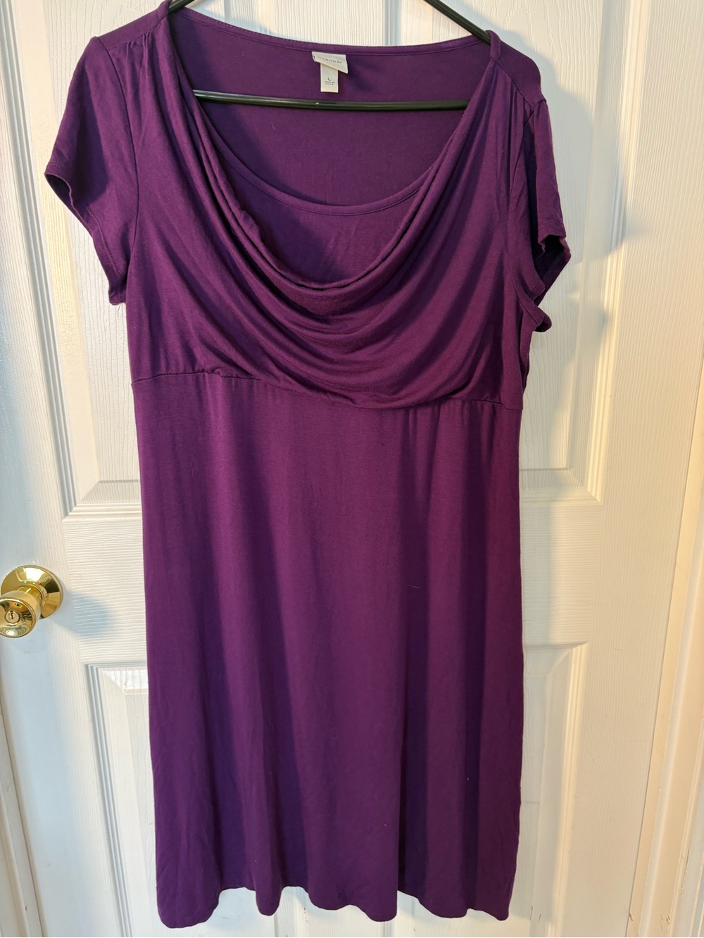 Merona Purple Cowl-Neck Midi Dress - Picture 5 of 5